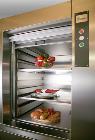 Kleingoederenlift met schuifluiken 5 – 300 kg