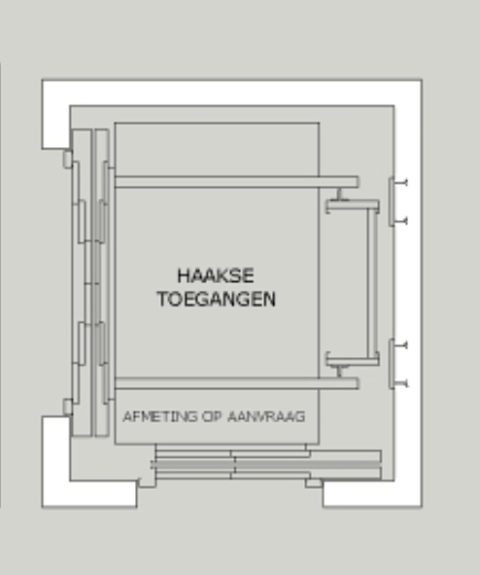 Haakse toegangen