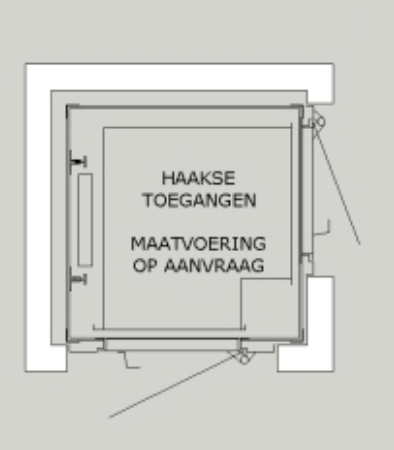 Haakse toegangen
